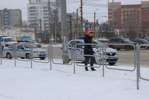 Из-за открытия «Алмаза» было парализовано движение в Ленинском районе 2