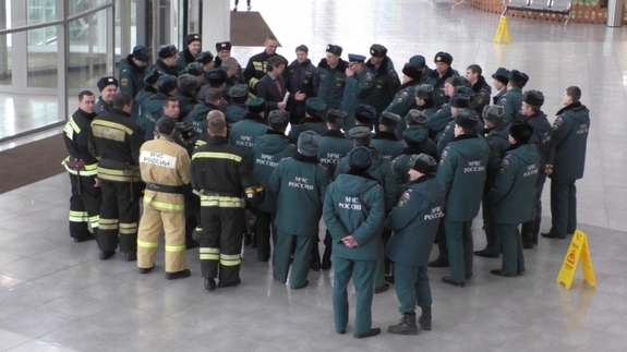 В ТРЦ «Алмаз» проведена эвакуация сотрудников и посетителей 6