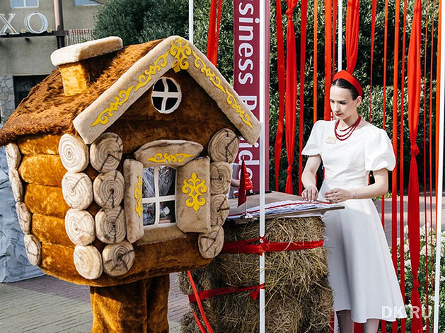 Юбилейный Business Residence в Челябинске: русский стиль, 500 гостей и торт у озера