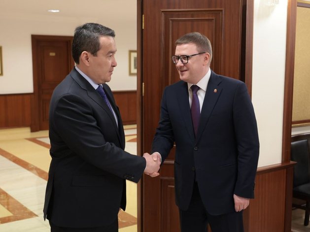 Алексей Текслер встретился с премьер-министром Казахстана