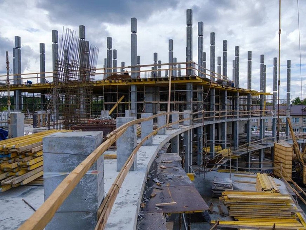 Завершен важный этап строительства детского хирургического корпуса в Челябинске